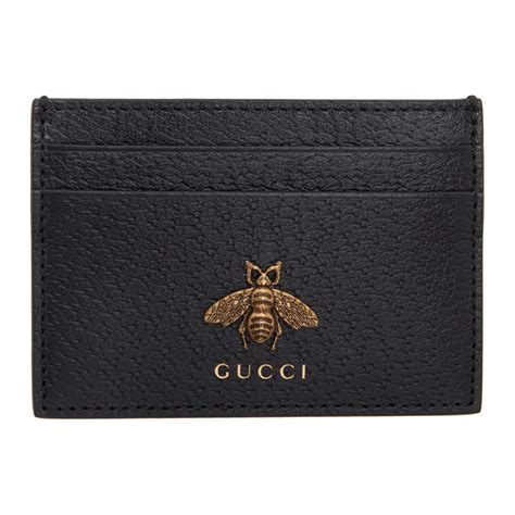 bee gucci card holder